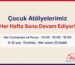 Airport Outlet Center çocuk atölyeleri: her cumartesi ve pazar, 4-12 yaş, ücretsiz